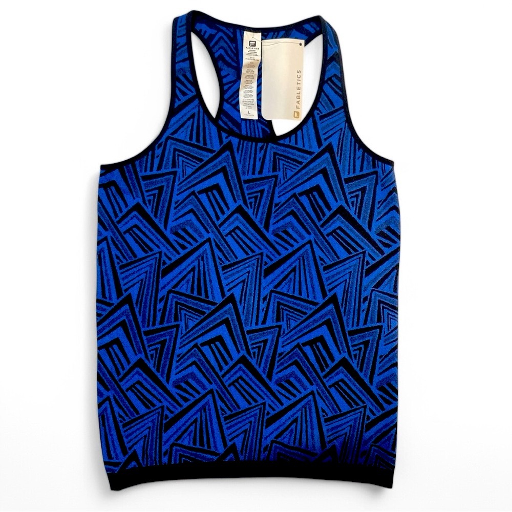 Fabletics Triangles Athletic Workout Top Women’s Size Large